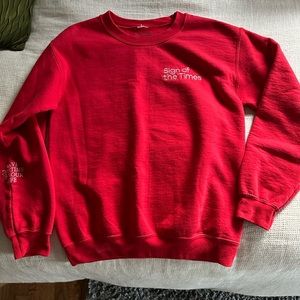 Sign of the times crew neck